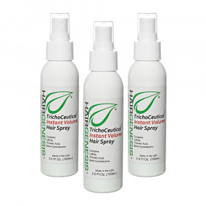 HairGenesis Trichoceutical Hair Spray - For Thinning Hair - 3 Packs
