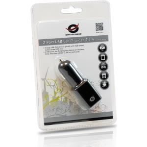 Conceptronic Connectivity Collection - Netzteil - Pkw - 2 Ausgangsstecker (CUSBCAR4A)