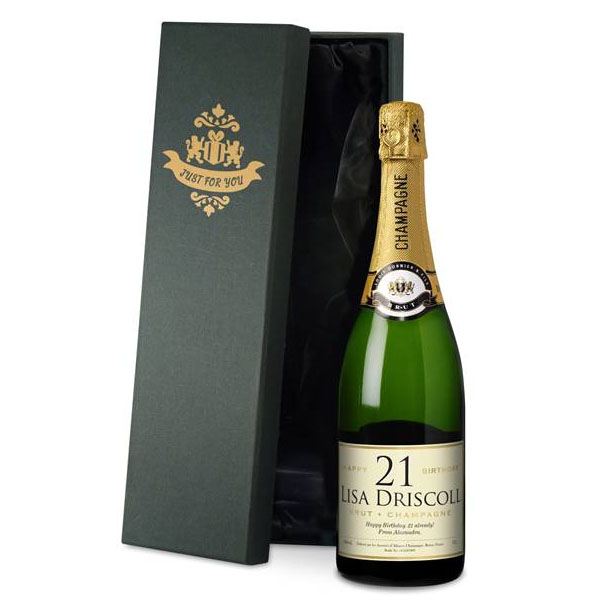Personalised Birthday Champagne Case Of 6