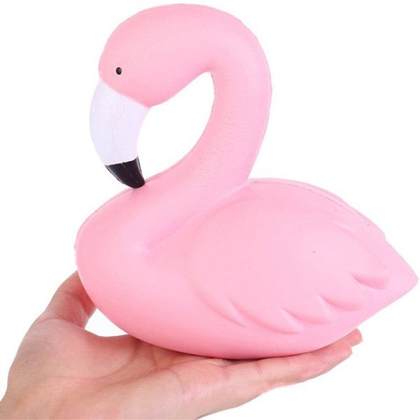 PU Slow Rebound Simulation Flamingo Squishy Toy 1pc