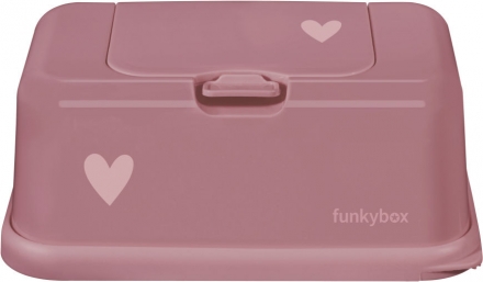 Funkybox Feuchttücherbox pink Herzchen (Poll&Poll B.V.)