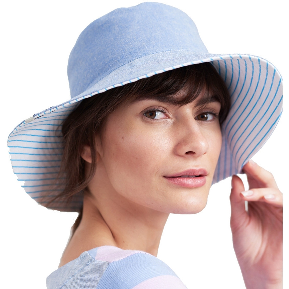 Joules Womens Celia Summer Flattering Summer Bucket Hat One Size