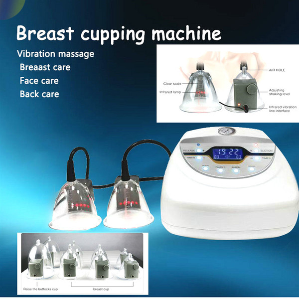 2020 promotion vacuum massage therapy enlargement pump lifting breast enhancer massager bust cup body shaping beauty machine for sale