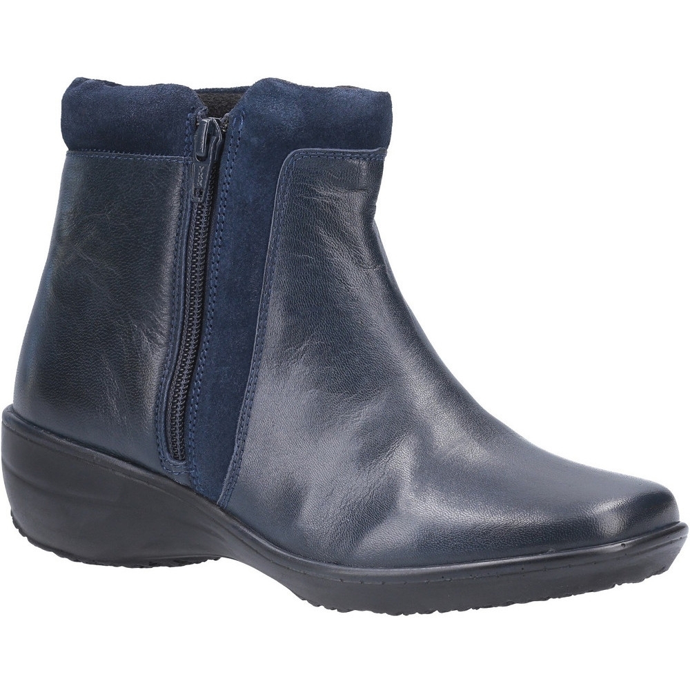 Fleet & Foster Womens Mona Zip Up Leather Ankle Boots UK Size 6 (EU 39)