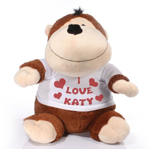 Extra Large Personalised Monkey Soft Toy