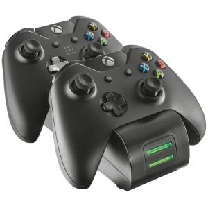 Trust GXT 247 - Ladeständer + AC-Netzteil 2 x NiMH 1200 mAh - 2 Ausgabeanschlussstellen (Xbox ONE-Controlleranschluss) - für Xbox One