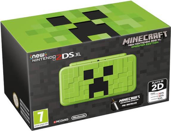 New Nintendo 2DS XL - Minecraft Creeper Edition - Handheld-Spielkonsole - Minecraft: New Nintendo 3DS Edition (10000438)