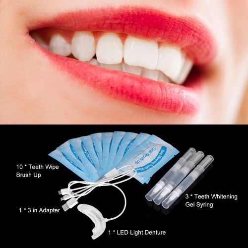Portable Home Teeth Whitening Kit Tooth Whitening Laser Strong Dental Gel
