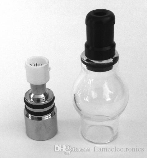 Glass Tank Wax Glass Bulb Atomizer Glass Globe Atomizer Huge Vapor Replacement Ceramic Heating Coil Herbal Wax Vaporizer Pyrex Glass Tank