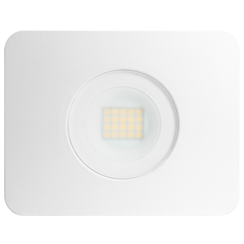 Integral Compact-Tough LED Floodlight IP65 20W (100W) 4000K (Cool White) Gen II Non-Dimmable Lamp - White