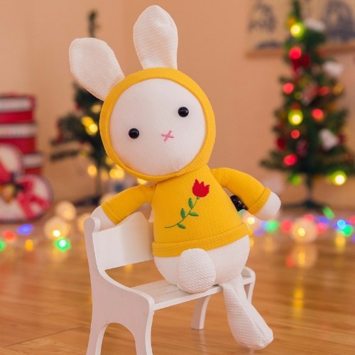 Nueva muñeca de conejo de peluche rosa