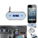 Transmisor FM Wireless LCD 3.5mm de Coche para Apple iPhone 5 Samsung Galaxy S2 SII S3 SIII S4 SIV i9500 Note 2 Note 3
