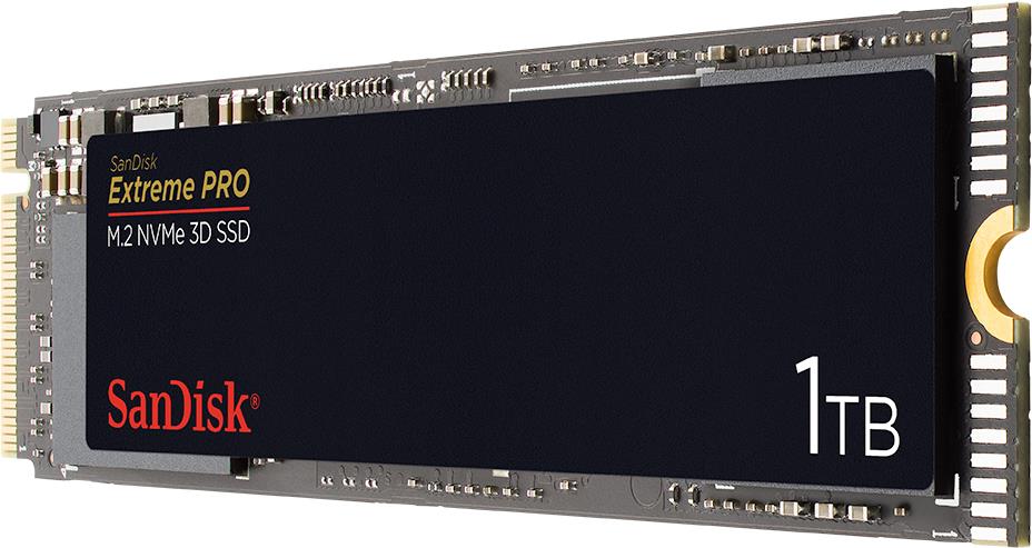 SanDisk Extreme PRO - SSD - 1 TB - intern - M.2 2280 - PCI Express 3.0 x8 (NVMe)
