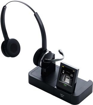 Jabra PRO 9465 DECT - Duo Headset - binaurales DECT Headset mit Touchscreen - verbindet nahtlos drei Endgeräte (9465-29-804-101)