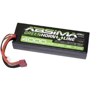 Absima Modellbau-Akkupack (LiPo) 7.4 V 4000 mAh 45 C Hardcase T-Stecksystem (4140008)