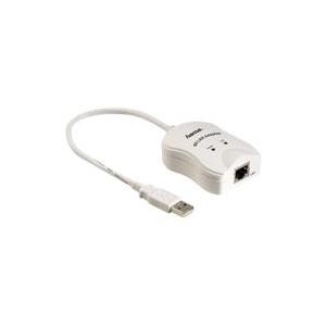 Hama Ethernet Lan Adapter for Wii - Netzwerkadapter - USB 2.0 - 10/100 Ethernet - für Nintendo Wii, Nintendo Wii 101
