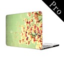 diseño de la flor de primavera de cuerpo completo caja de plástico protectora para el MacBook Pro de 13 