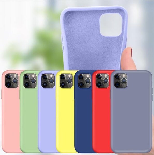 Fashion Silicone Phone cases Soft edge material for Iphone 11 12 13 many colors to choose hot item