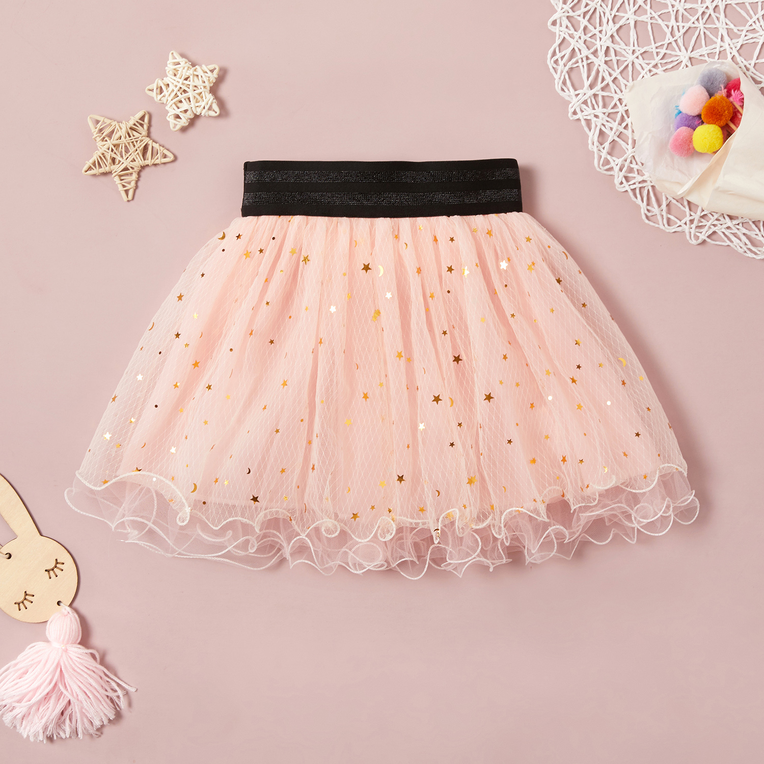 Baby Glitter Star Tutu Skirt