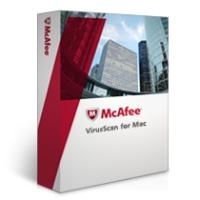 McAfee VirusScan for MAC (Virex) Int Perpetual+, Volllizenz inkl. 1 Jahr Goldsupport, Virenschutz für Mac-Clients auf Intel- und Power PC-Basis, ePO Integration, unterstützte Systeme: Apple, Macintosh OS X (Vers. 10.4.0 od. höher), G3, G4, G5, SMP, ePO 3.