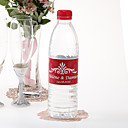 Agua personalizada Etiqueta Botella - Regal (Red / Juego de 15)