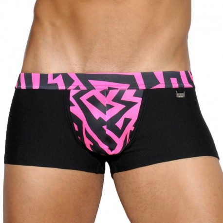 ES Collection Push Up Labyrinth Boxer - Fuchsia XS