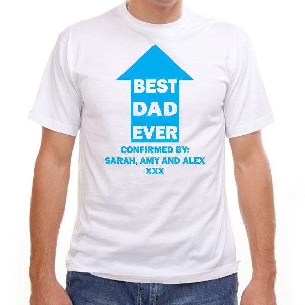 Best Dad Ever Personalised T-Shirt X Large 44