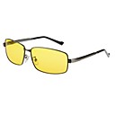 Polarized Men's Rectangle Alloy Classic Driving Sunglasses