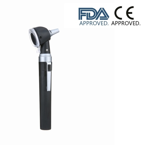 Carevas Fiber Optic LED Otoscope 3X True View Full Spectrum Home Physician Ear Care Diagnostic Set with 8 Tips for Adult & Child FDA & CE Approved
