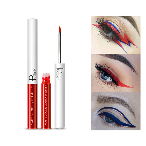 15 colors liquid eyeliner natural matte long lasting waterproof quick drying multicolor eye liner makeup cosmetics tslm1