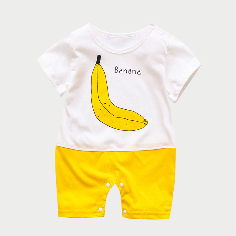 Baby Banana Print Bodysuit