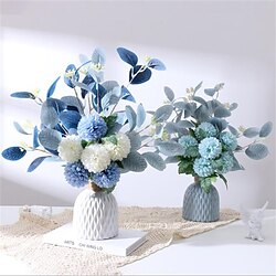 décoration de mariage simulation bouquet table nordique art floral main tenant boule bouquet de chrysanthème 47cm miniinthebox