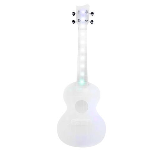 Instrument de guitare portable pour enfants UKulele lumineux à 23 cordes de 23 pouces