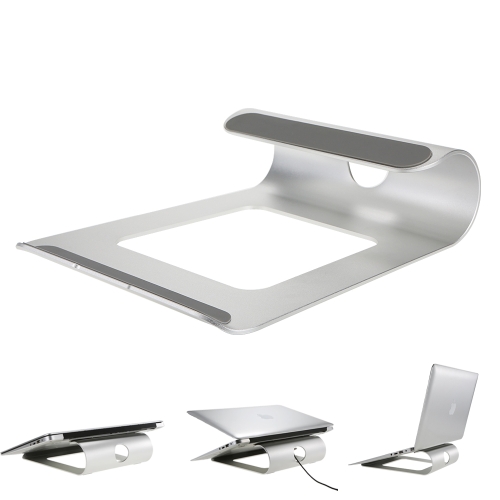 Support ergonomique de support de dock de bureau de support d'ordinateur portable d'alliage d'aluminium de conception