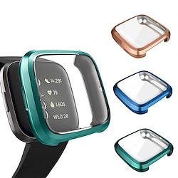 3 Pack Watch Case Compatible with Fitbit Versa 2 Scratch Resistant Dust Proof Shockproof TPU Watch Cover Lightinthebox