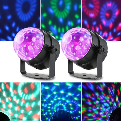 Tomshine RGB LED Mini Kristallkugel Bühnenbeleuchtung