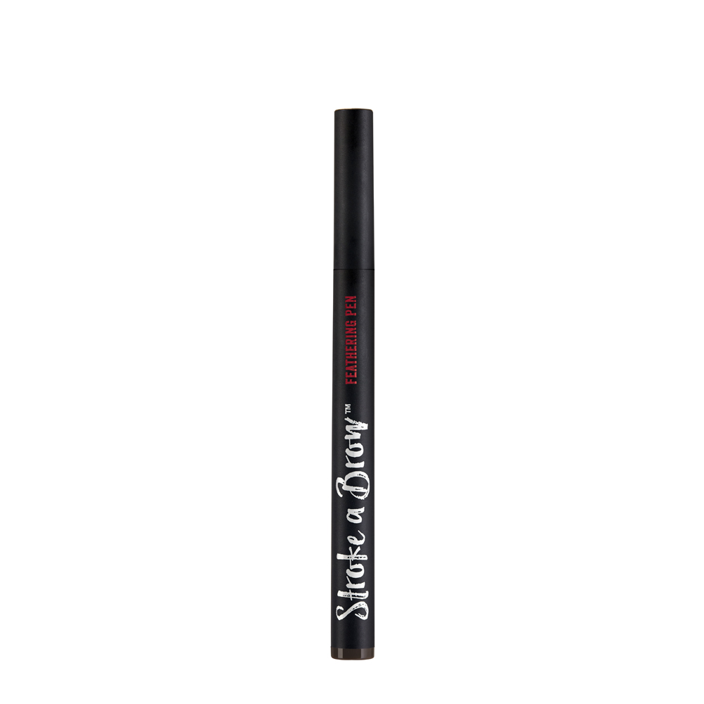 ardell beauty stroke a brow feathering pen dark brown 1.2g