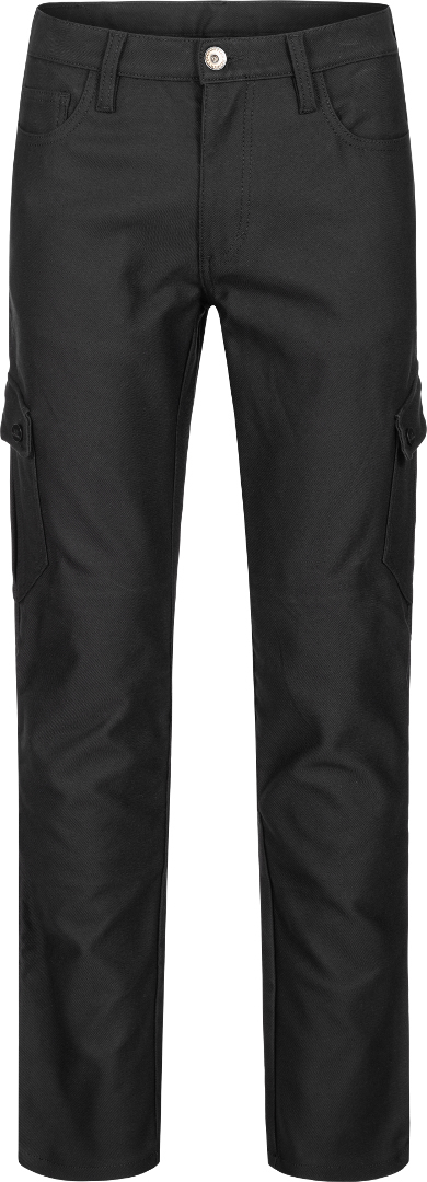 Rokker Black Jack Slim Motorcycle Textile Pants, Size 32, black, Size 32