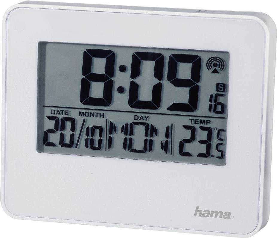 Hama RC 650 Digitale Tischuhr Weiß Rechteckig (00186327)