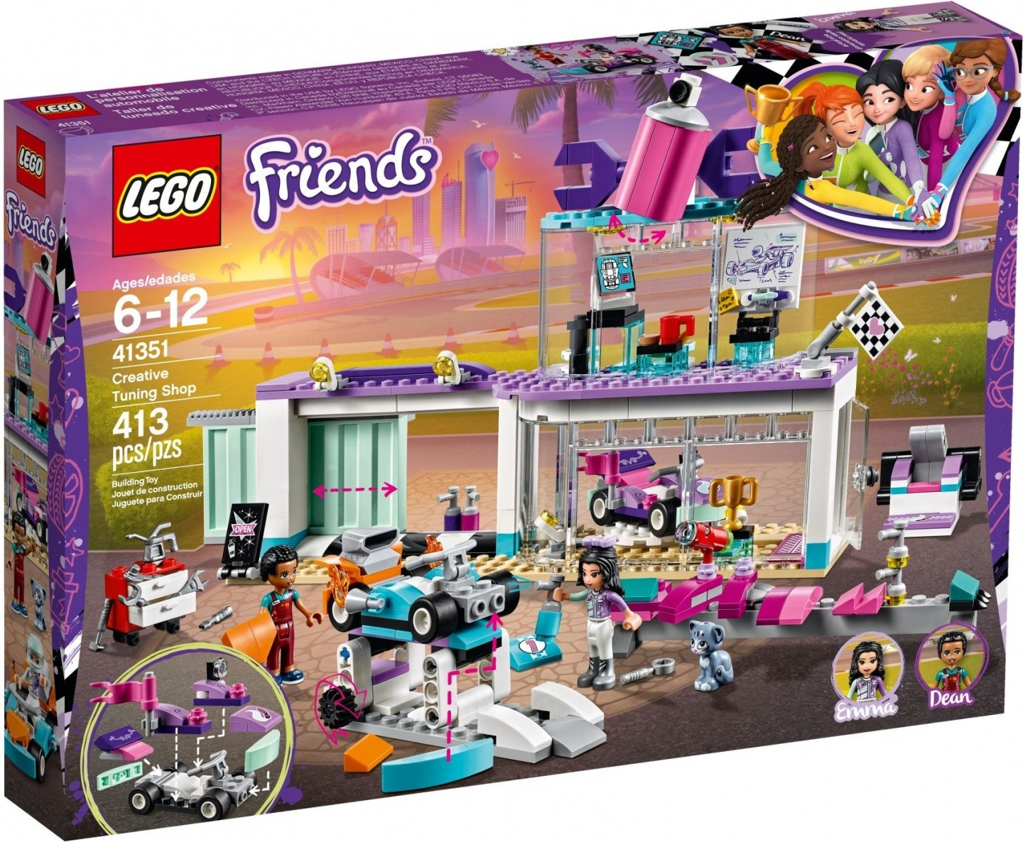 LEGO® Friends Tuning Werkstatt (41351)