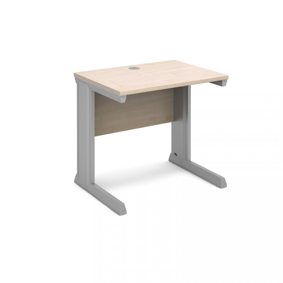 Vivo Narrow Office Desk 800mm- Maple