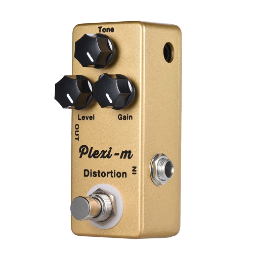 MOSKY Plexi-m Electric Guitar Distortion Effect Pedal Full Metal Shell True Bypass