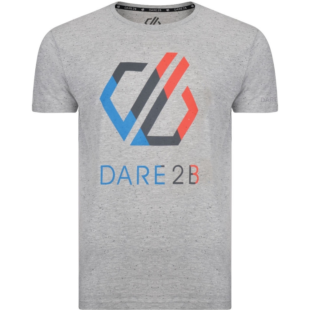 Dare 2B Mens Galvanize Short Sleeve Casual Graphic T Shirt L - Chest 42' (107cm)