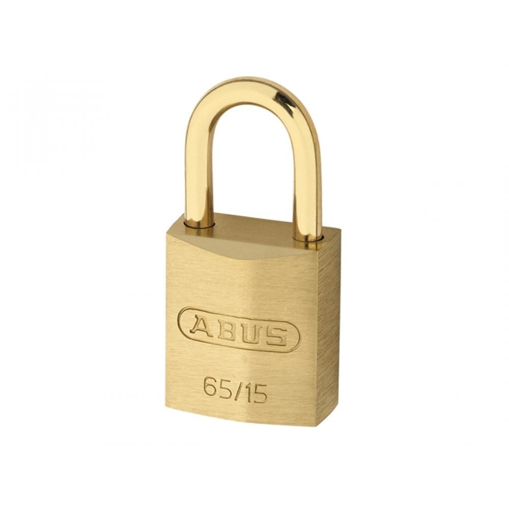 Abus 65MB/15 Brass Padlock (Carded) 09442