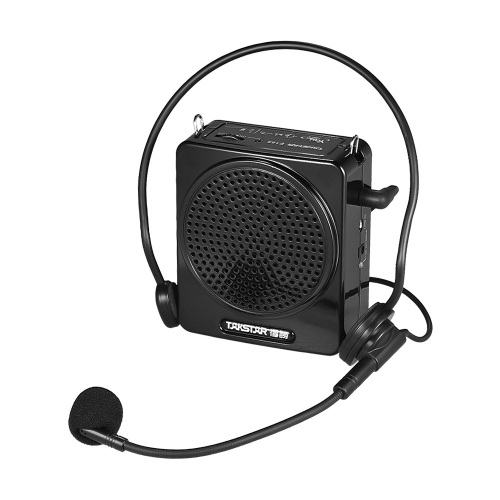 TAKSTAR E188 10 W Portable Amplificateur de Voix Numérique Amp Rechargeable avec Microphone Serre-Tête Ligne d'entrée pour les Guides de Tour Enseignants Présentations Promotion du Marché