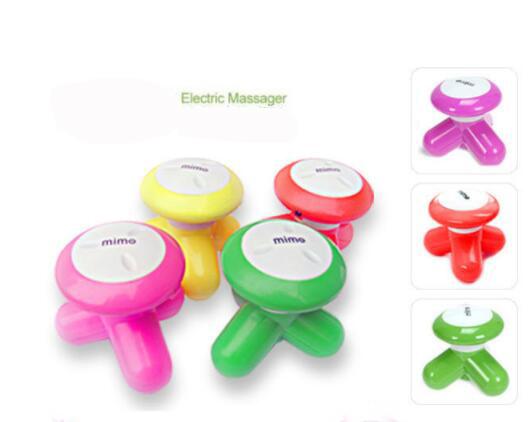 Mini Electric Handled Wave Vibrating Massager USB Battery Full Body Massage Cute Mini Electric Massager