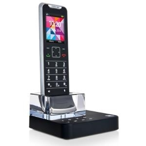 Motorola IT.6,1T - Schnurlostelefon - Anrufbeantworter - Bluetooth-Schnittstelle mit Rufnummernanzeige - DECT - Schwarz, Chrom (IT.6.1T)