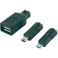 VOLTCRAFT USB-Buchsen-Stecker-Set für ® Netzteile (USB-AUSGANGSBUCHSEN-SET)