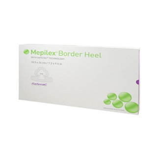 Mepilex Border Heel Fersenverband Haftend 18,5x24 cm