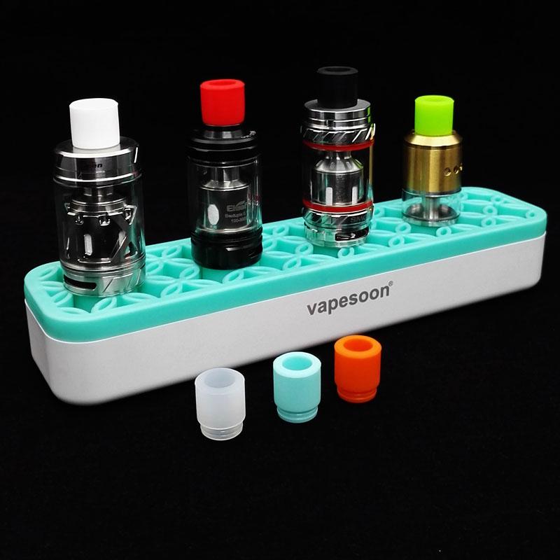 Wholesale- 2017 Vapesoon Newest Arrival Wide Bore Drip Tips For TFV 12 TFV8 TFV12 Ijoy maxo v12 MELO 300 Silicone Drip Tip